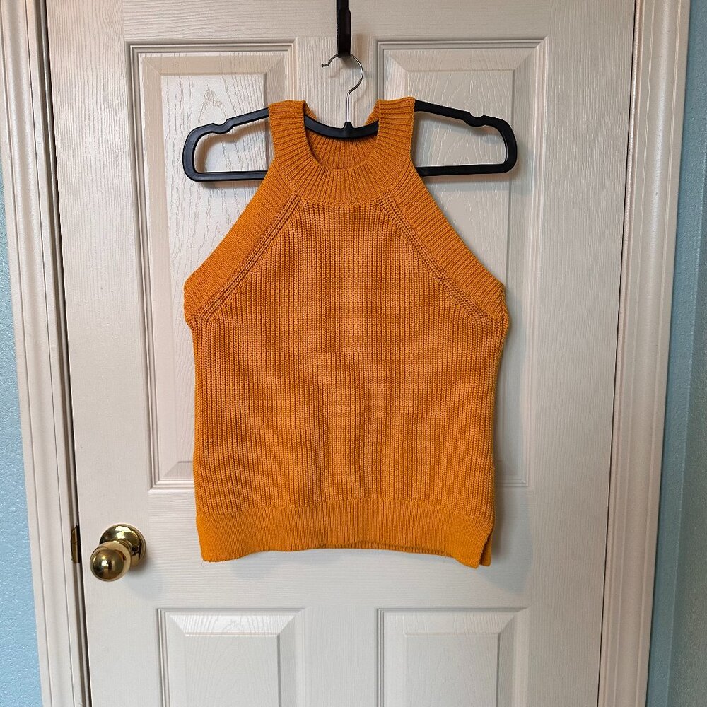 Loft knit tank Marigold Sz M